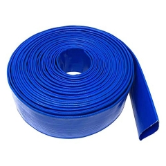 Ống Tấm Bạt Nhựa PE, Màu Xanh Bạc, Cốt Dù 5 Inch Dài 100m WADFOW