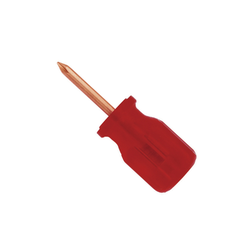 Stubby Phillips Screwdriver, WEDO, Non-Sparking, Be-Cu, BE261A Series, #1xφ4mm-#2xφ6mm