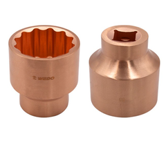 Socket 1/4", WEDO, Non-Sparking, Be-Cu, BE102 Series, 4mm-19mm; 5/32"-1/2"