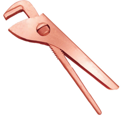 Wrench, Pipe (Germany Light Type), BE130C-1002, Be-Cu, 75x350mm, WEDO, Non-Sparking