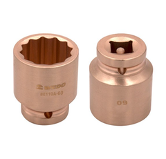 Impact Socket 1-1/2", WEDO, Non-Sparking, Be-Cu, BE110A Series, 55mm-100mm