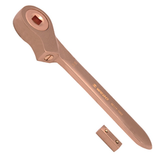 Ratchet Wrench, WEDO, Non-Sparking, Be-Cu, BE119 Series, 1/4"x200mm-1"x300mm