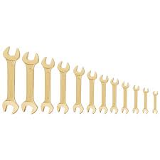 Wrench, Double Open End Set-13pcs, AL144, Al-Br, 13pcs, WEDO, Non-Sparking