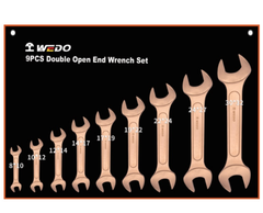 Wrench, Double Open End Set-9pcs, BE142, Be-Cu, 9pcs, WEDO, Non-Sparking