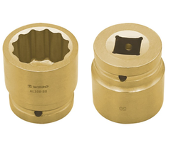 Impact Socket, 1-1/4" Drive, WEDO, Non-Sparking, Al-Br, AL110 Series, 50-70mm