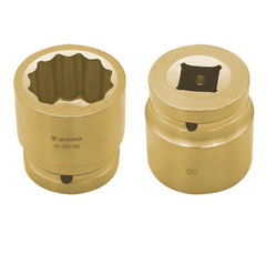 Impact Socket, 1-3/16" Drive, WEDO, Non-Sparking, Al-Br, AL109 Series, 50-80mm
