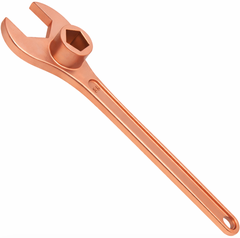 Fire Hydrant Wrench, BE165C-1002, Be-Cu, 55mm, WEDO, Non-Sparking