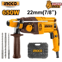 Máy Khoan Bê Tông 650w-22mm INGCO
