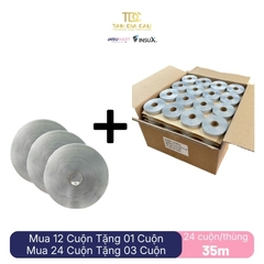 Rotolo Butylene Micro T1520 Grey Rel.Pp T1520 - Băng Keo Chống Dột 2 Mặt, Xám Tôn, Rộng 10 mm, Dày 1 mm, Dài 35m, 24 Cuộn / Thùng