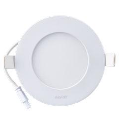 Đèn LED Âm Trần Điều Khiển Remote 6W 500Lm 3000-4000-6500K MPE RPL-6S/3C-RC, 110×22 mm, 1 Cái/Hộp, 60 Cái/Thùng