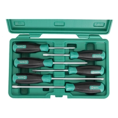 Bộ Tuốc Nơ Vít Đầu Dẹp Và Bake 6 Chi Tiết SATA 09309