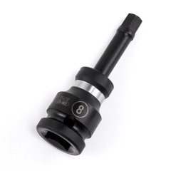 1/2" / 8mm x 75mm Đầu Tuýp Cốt Vuông Ra Mũi Lục Giác Trơn SATA 35408