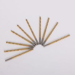 6.5mm Bộ 10 Mũi Khoan Chuôi Tròn Thép HSS SATA 52165A