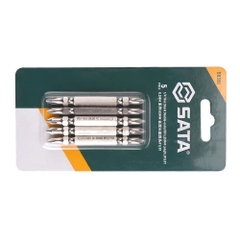 PH3 – PH3 (65mm) Bộ 5 Mũi Vít Bake 2 Đầu Thép S2 Mạ Niken SATA 59383