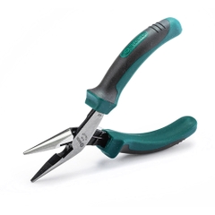 5.5" Kìm Nhọn Mini Mũi Dài Thép Crom Mạ Niken SATA 70612A