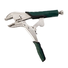 9" (220mm) Kìm Bấm Chết Hàm Thẳng Thép Crom Mạ Niken SATA 71206