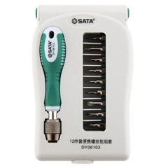 Bộ 12 Chi Tiết Tuốc Nơ Vít Mini SATA DY06103