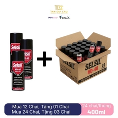 Selsil Hd-40 400ml - Dầu Chống Rỉ Và Bôi Trơn, 400ml, 24 Chai/Thùng