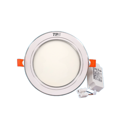 Panel Âm Trần Siêu Mỏng 9W, Viền Trắng, 3 Màu, Φ130 TPE TPE/PST/9W/3C, Φ130, 40 Cái / Thùng