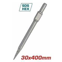 Mũi Đục Nhọn Đuôi Lục Giác 30x400mm Total