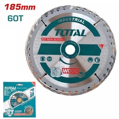 Lưỡi Cưa Gỗ TCT 185mm 60T Total