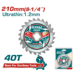 Lưỡi Cưa Gỗ TCT 210mm Total