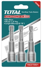 Bộ Mũi Bắn Tôn 1/4 Inch 3 Cái 10mm Total