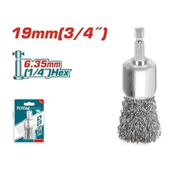 Chổi Đánh Gỉ Mạ Kẽm Chuôi Lục Giác 6.35x19mm Total
