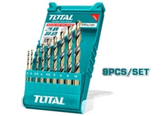 Bộ Mũi Khoan Kim Loại HSS 9 Mũi Từ 2-10mm Total