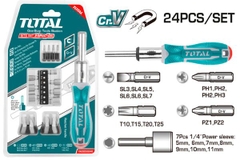 Bộ Mũi Vít 24 Chi Tiết Total TACSD30246