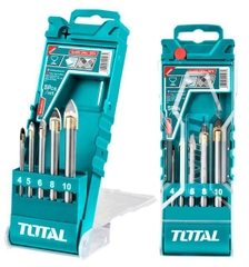 Bộ Mũi Khoan Kính 5 Mũi Từ 4-10mm Total