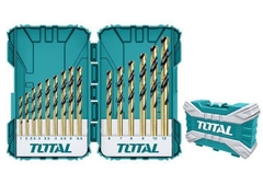 Bộ Mũi Khoan Kim Loại HSS 15 Mũi Từ 1-12mm Total