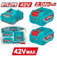 Bộ 2 Pin Và 1 Sạc P42M 42vx2.0ah Total