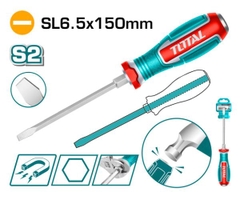Tua Vít Đóng Đầu Dẹp Sl6.5x150mm Total
