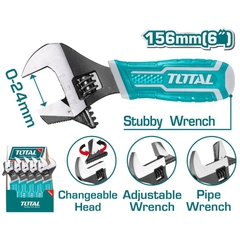 Mỏ Lết 2 Trong 1 Dài 156mm Total