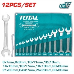 Bộ Cờ Lê Hai Miệng 12 Chi Tiết 6-32mm Total