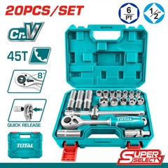 Bộ Đầu Tuýp 1/2 Inch 20 Chi Tiết Total