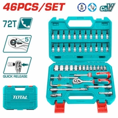 Bộ 4 Tua Vít Đầu Dẹp Và Bake Total TKSDS0426