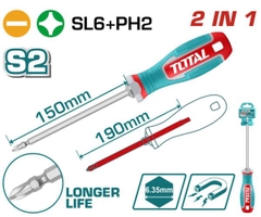 Tua Vít 2 Đầu Sl6x150 Và Ph2x150mm Total