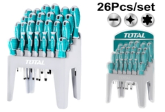 Bộ 26 Tua Vít Dẹp, Bake Và Chuẩn Total THT250626