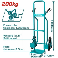 Xe Đẩy Hàng Leo Bậc Thang 200kg Total THTHT20461