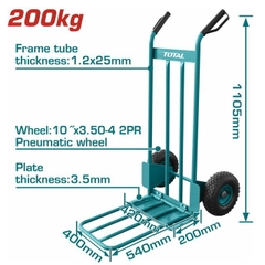 Xe Đẩy Hàng 2 Bánh 200kg Total THTHT20771