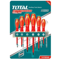 Bộ Tua Vít Cách Điện 1000V 6 Chi Tiết Total