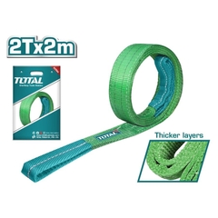 Dây Cáp Vải Cẩu Hàng Xanh Lá 2tx2mx60mm Total
