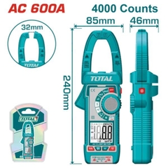 Đồng Hồ Ampe Kìm Ac 600A Kỹ Thuật Số Total TMT766001