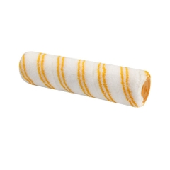 4" Bông Lăn Sơn Orex 001-SPR-6212-4R, Trắng Sọc Vàng, 10 Cái / Hộp