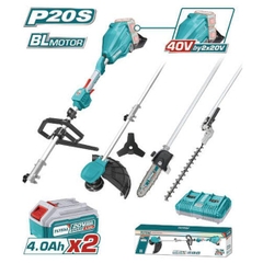 Bộ Máy Làm Vườn 4 Trong 1 Dùng Pin 2x20v Total TSTLI2040386