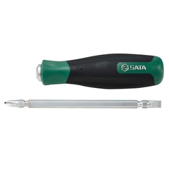 214.5mm / #2&6×100mm Tua Vít 2 Đầu Thép S2 Mạ Crom Có Nam Châm SATA 66204