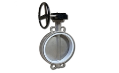 Van Bướm Tay Quay Bằng Inox DGV DG1108-SS, DN50 Đến DN300, 60mm Đến 324mm, Bạc