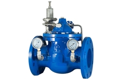 Van Giảm Áp Mặt Bích DGV DG1115, DN50 Đến DN300, 60mm Đến 324mm, Xanh Dương